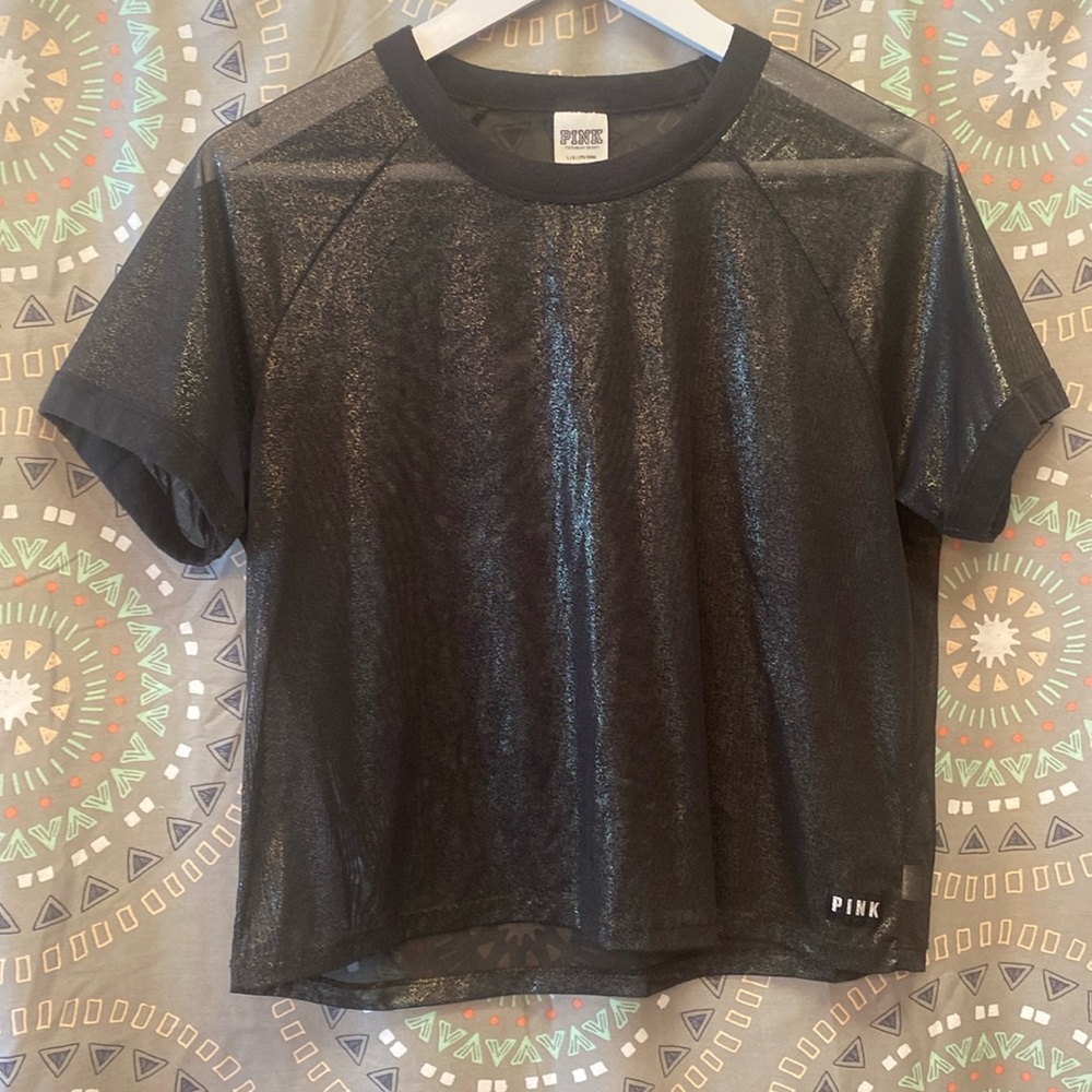 PINK Mesh T-Shirt